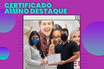 Certificado para alunos que se destacaram no 1° semestre de 2021