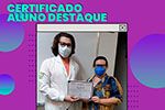 Certificado para alunos que se destacaram no 1° semestre de 2021