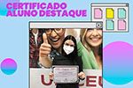Certificado para alunos que se destacaram no 1° semestre de 2021