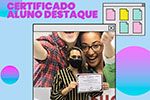 Certificado para alunos que se destacaram no 1° semestre de 2021