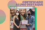 Certificado para alunos que se destacaram no 1° semestre de 2021