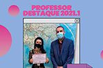 Certificado para professores que se destacaram no 1° semestre de 2021